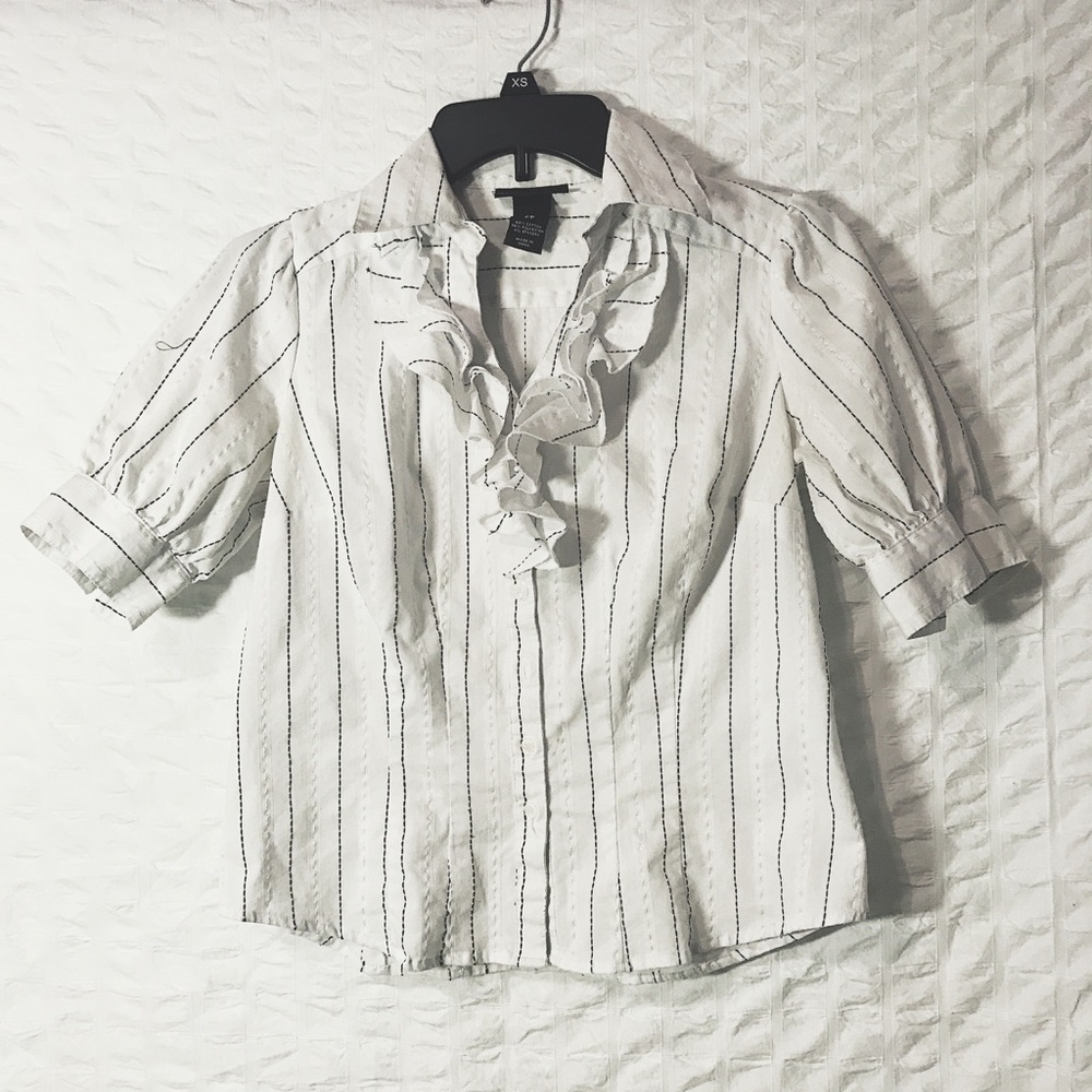 Ruffled Dress Blouse